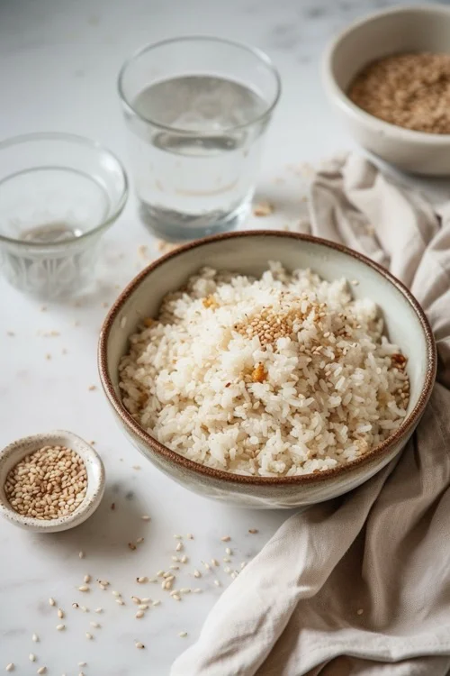 Arroz integral con quinoa